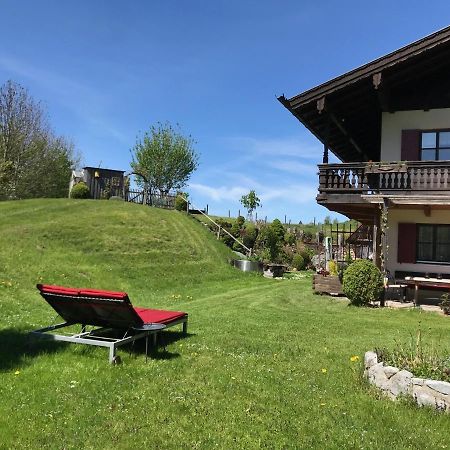 Nußdorf am Inn Ferienwohnung Draexl Garten Und Bergblick מראה חיצוני תמונה