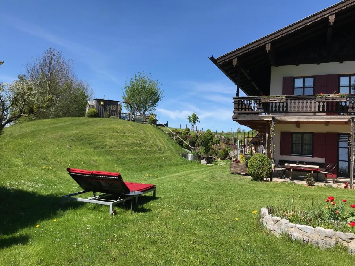 Nußdorf am Inn Ferienwohnung Draexl Garten Und Bergblick מראה חיצוני תמונה