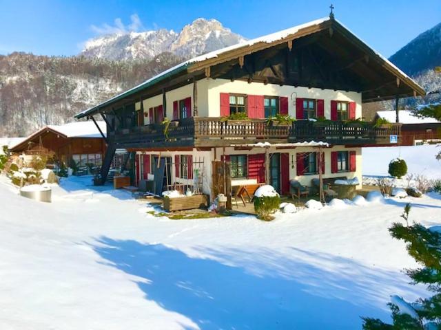 Nußdorf am Inn Ferienwohnung Draexl Garten Und Bergblick מראה חיצוני תמונה